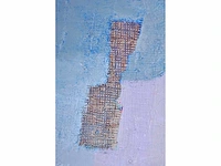 Anna mes - abstracte compositie - gemengde techniek op doek - afbeelding 14 van  15