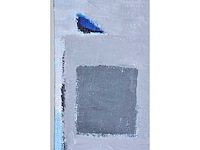 Anna mes - gemengde techniek op doek - 150x110 cm - afbeelding 3 van  15