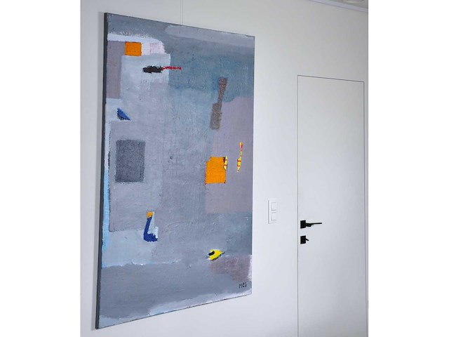 Anna mes - gemengde techniek op doek - 150x110 cm - afbeelding 11 van  15