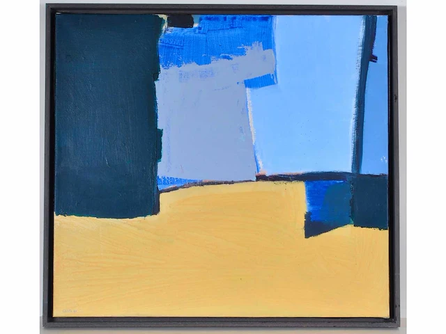 Anneke umbgrove – abstracte compositie - olie op doek - afbeelding 1 van  8