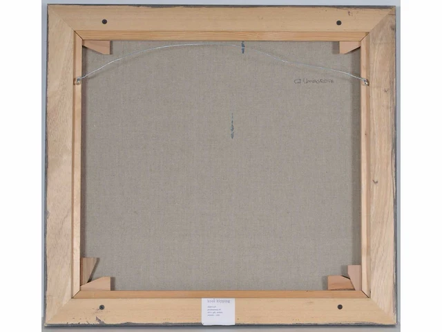 Anneke umbgrove – abstracte compositie - olie op doek - afbeelding 7 van  8