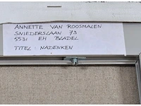 Annette van roosmalen - nadenken - gemengde techniek op doek - afbeelding 5 van  13