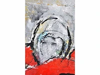 Annette van roosmalen - nadenken - gemengde techniek op doek - afbeelding 9 van  13
