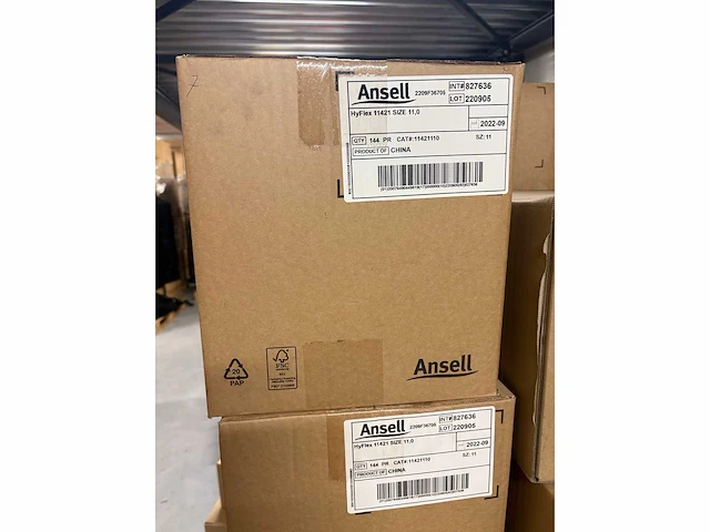 Ansell - hyflex 11421 - work gloves (288x) - afbeelding 2 van  2