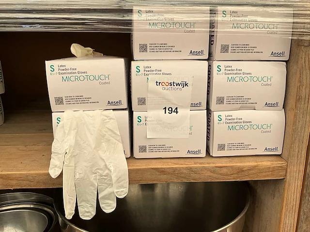 Ansell hygiëne latex handschoenen 7xbox - afbeelding 1 van  1