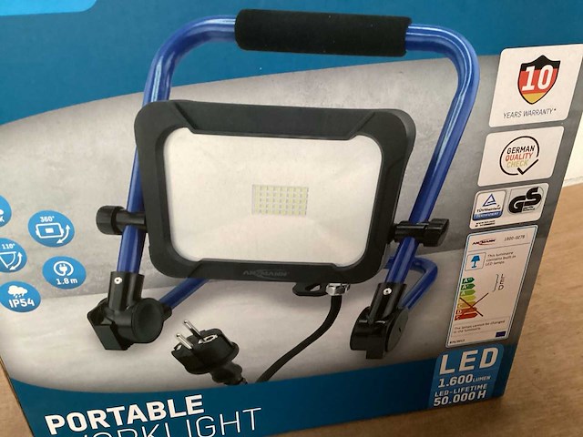 Ansmann led bouwlamp 20 w met statief (4x) - afbeelding 4 van  6
