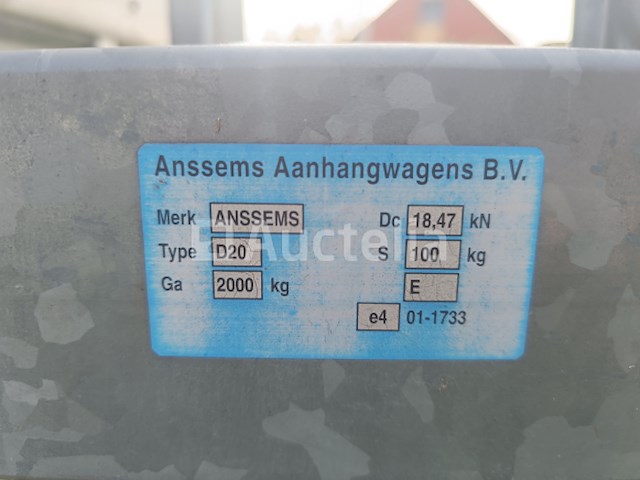 Anssems dubbelassige oplegger (2010-vin:xlj1a040610098553) - afbeelding 8 van  9