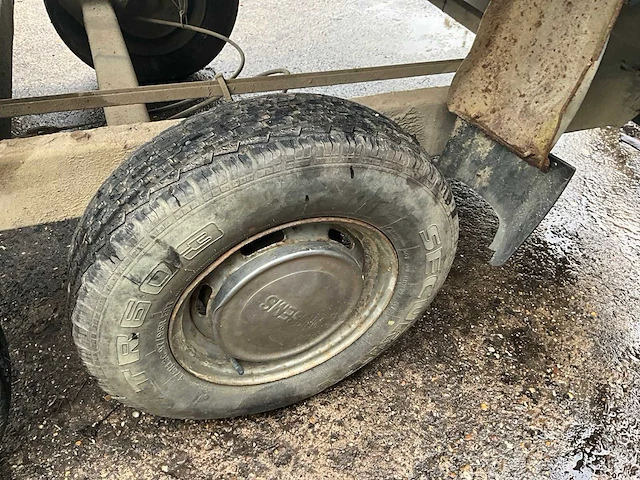 Anssems kipper-aanhangwagen met weber hydraulik – verzinkt chassis - afbeelding 13 van  20