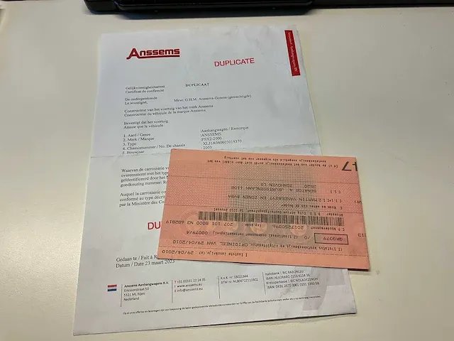 Anssems psx2-2000 geremde aanhangwagen - afbeelding 5 van  5