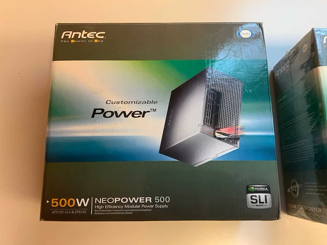 Antec neopower 500 computer voeding (2x) - afbeelding 2 van  6