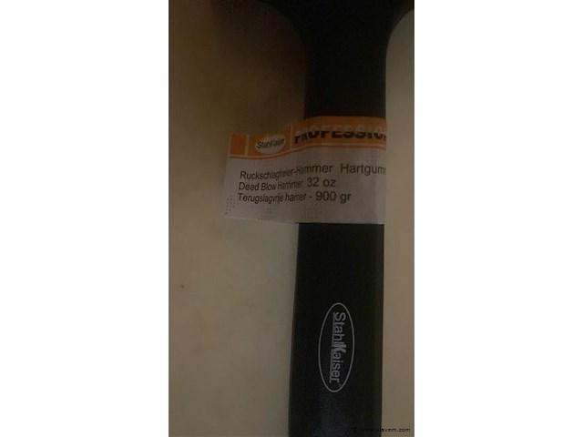 Anti terugslag hamer 900 gram - afbeelding 3 van  4
