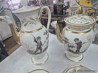 Antiek deel koffieservies - afbeelding 3 van  3