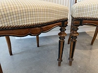 Antiek eetkamer stoelen (2st) - afbeelding 2 van  4