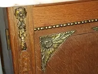 Antiek eiken kast - afbeelding 2 van  2