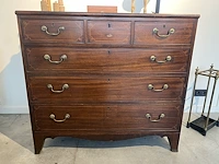 Antiek engelse commode - mahonie - afbeelding 1 van  3