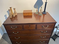 Antiek engelse commode - mahonie - afbeelding 3 van  3