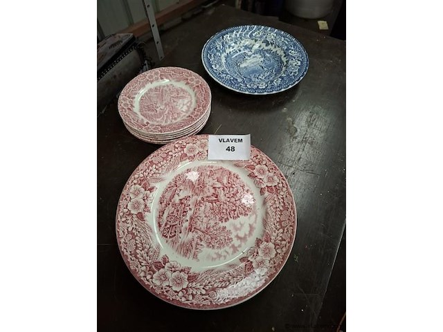 Antiek engelse vaatwerk - afbeelding 1 van  4