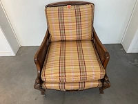 Antiek fauteuil met webbing - afbeelding 3 van  5