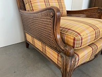 Antiek fauteuil met webbing - afbeelding 4 van  5