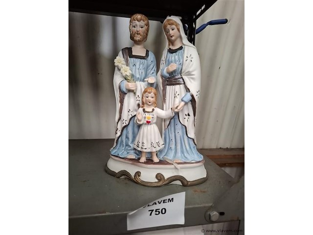 Antiek heiligenbeeld - afbeelding 1 van  1