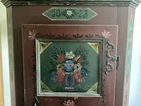 Antiek houten opbergkast
