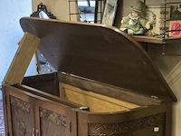 Antiek kastje, stereo en/ of barkastje. mooi gesculpteert - afbeelding 5 van  6