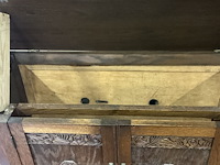 Antiek kastje, stereo en/ of barkastje. mooi gesculpteert - afbeelding 6 van  6