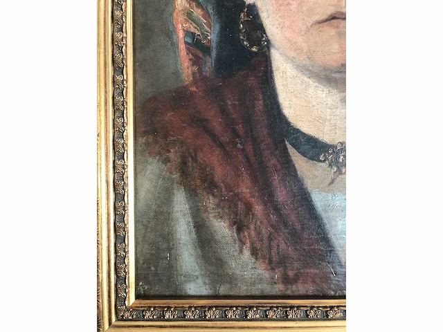 Antiek olieverf schilderij. zeer hoogwaardig geschilderd. - afbeelding 5 van  29