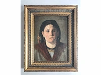 Antiek olieverf schilderij. zeer hoogwaardig geschilderd. - afbeelding 7 van  29