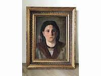 Antiek olieverf schilderij. zeer hoogwaardig geschilderd. - afbeelding 14 van  29