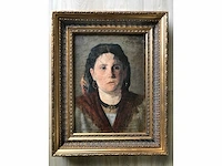 Antiek olieverf schilderij. zeer hoogwaardig geschilderd. - afbeelding 16 van  29