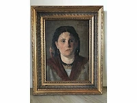 Antiek olieverf schilderij. zeer hoogwaardig geschilderd. - afbeelding 21 van  29