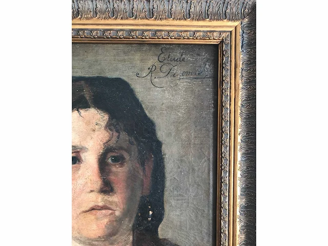 Antiek olieverf schilderij. zeer hoogwaardig geschilderd. - afbeelding 25 van  29