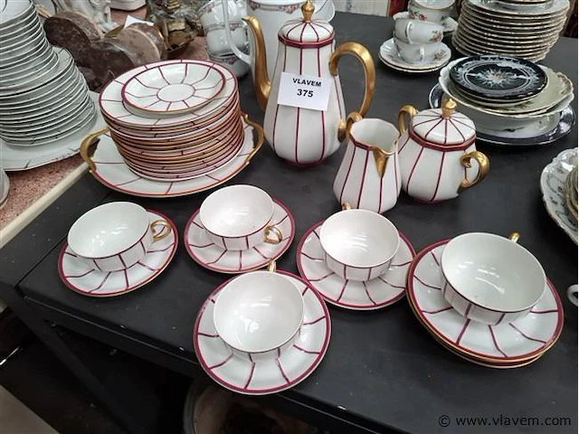 Antiek servies - afbeelding 1 van  3