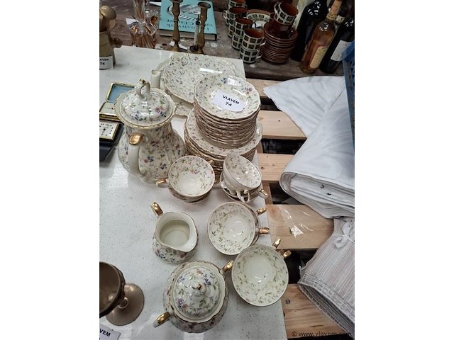 Antiek servies - afbeelding 1 van  5