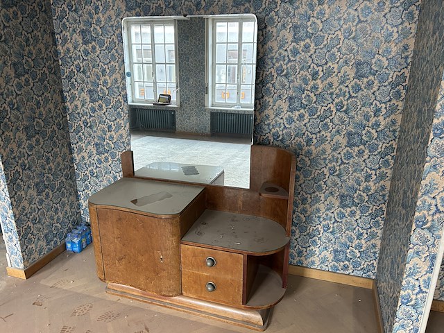 Antiek spiegelkast - afbeelding 2 van  2