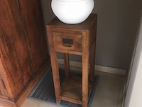 Antiek telefoon tafeltje - afbeelding 1 van  1