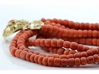 Antiek zeeuws collier van bloedkoraal - afbeelding 5 van  7