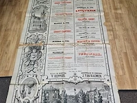 Antieke affiche uit 1899 - afbeelding 1 van  8