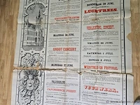 Antieke affiche uit 1899 - afbeelding 5 van  8