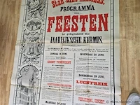 Antieke affiche uit 1899 - afbeelding 6 van  8