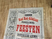 Antieke affiche uit 1899 - afbeelding 7 van  8