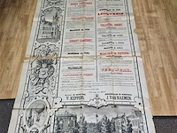 Antieke affiche uit 1899 - afbeelding 1 van  8