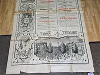Antieke affiche uit 1899 - afbeelding 4 van  8