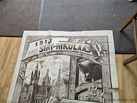 Antieke affiche uit 1913 - afbeelding 5 van  8