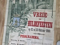 Antieke affiche uit 1919 - afbeelding 5 van  7