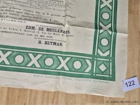 Antieke affiche uit 1935 - afbeelding 6 van  7