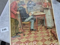 Antieke affiche - afbeelding 1 van  3