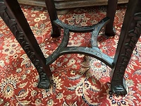 Antieke afgeronde oosterse bijzettafel - afbeelding 5 van  6