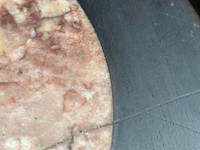 Antieke afgeronde oosterse bijzettafel - afbeelding 3 van  7